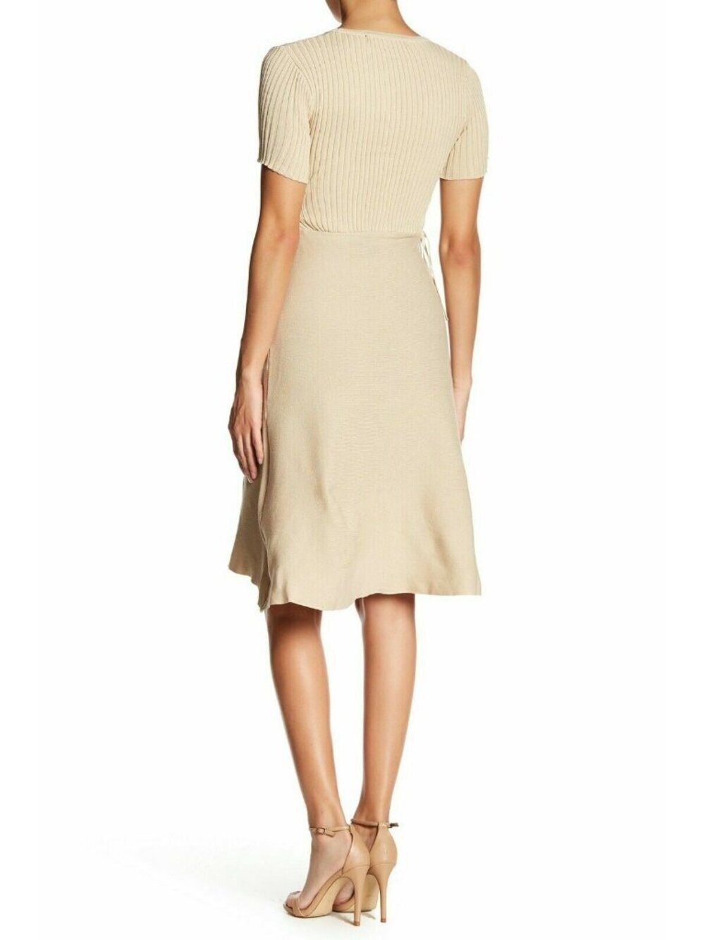 Haute Rogue Womens Side Lace-Up Fit & Flare Dress Size L - Picture 8 of 15